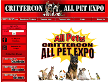 Tablet Screenshot of crittercon.com